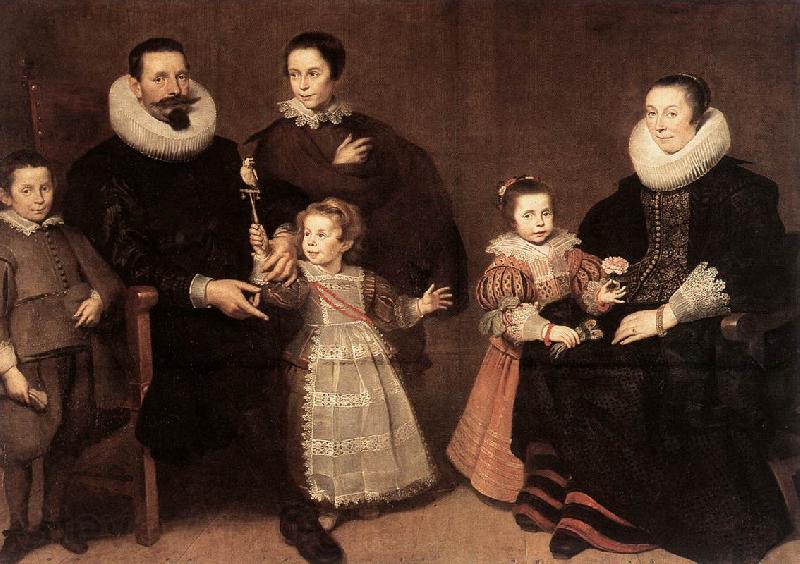VLIEGER, Simon de Family Portrait ert France oil painting art